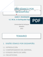 4. Ingeniría Sísmica - Diseño Sísmico Por Desempeño Udea 2015