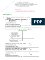 Asientos Contables Ciclo de Costos