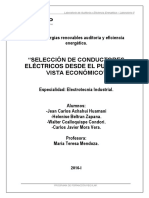 Selección de Conductores Desde El Punto de Vista Económico