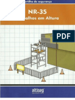 Cartilha de Segurança Do Trabalho em Altura NR-35