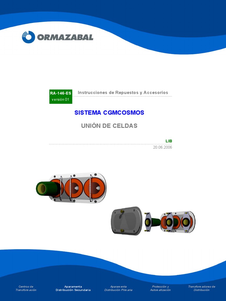 Manual de Unión de Celdas Ormazabal | PDF | Tornillo | Herramientas