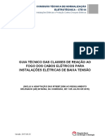 Guia Tecnico Das Classes de Reacao Ao Fogo Dos Cabos Eletricos para Instalacoes Eletricas de Baixa Tensao