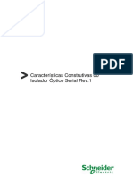 Isolador Óptico Serial Construtivo