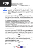 Declaracao Universal Dos Direitos Do Homem