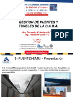 Gestión de Puentes y Túneles