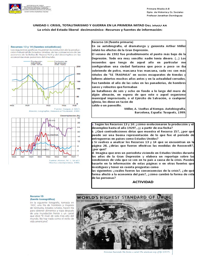 El Crack de 1929 y La Gran Depresion | PDF | Gran depresion