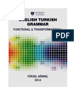 English Turkish Grammar Functional and Transformational