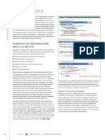 Optimizing QPCR: Guidelines For Optimizing Both QPCR and QRT-PCR