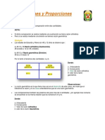 Razones y Proporciones SB