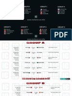 2018 Fifa Schedule