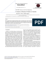 Life Cycle Cost Analysis of Electrical Vehicles in Australia