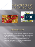 Indicaciones Para El Uso Racional de Antibióticos