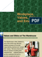 Workplace, Values, Ethics, And Emotions OB 4Visit Us @ Management.umakant.info