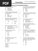 Circular Motion Paper-4