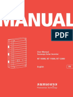 SUNWAYS NT TRI Manual EN PDF