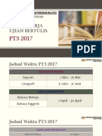 Taklimat Jadual Kerja Ujian Bertulis PT3 2017