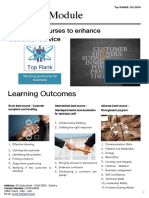 Training Module: Learning Outcomes
