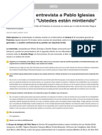 Pablo Iglesias - Bronca en La Entrevista PDF