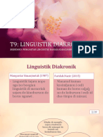 T9: Linguistik Diakronik: Bkdb3083: Pengantar Linguistik Bahasa Kadazandusun