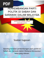 Parti Politik Sabah Sarawak (Esaimen)