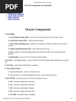 Detailed ORACLE and SQL Commands PDF