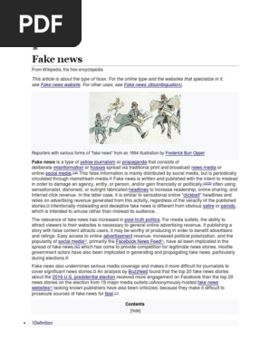 Fake news