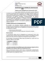 Descansos y Remunerados en El Regimen de Construccion Civil