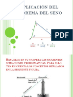 Aplicación Del Teorema Del Seno