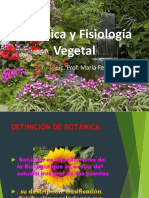 Botánica y Fisiología Vegetal