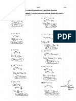 Chapter 4 Practice Solving Log and Exp Equations