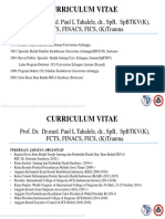 Curriculum Vitae: Prof. Dr. DR - Med. Paul L Tahalele, DR., SPB, SPBTKV (K), FCTS, Finacs, Fics, (K) Trauma