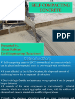 Self Compacting Concrete: Presented By, Ahsan Rabbani Civil Engineering Department