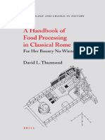 A Handbook of Food Processing in Classical Rome - For Her Bounty No Winter by David L Thurmond (2006) PDF