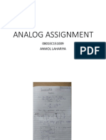 Analog Assignment 1