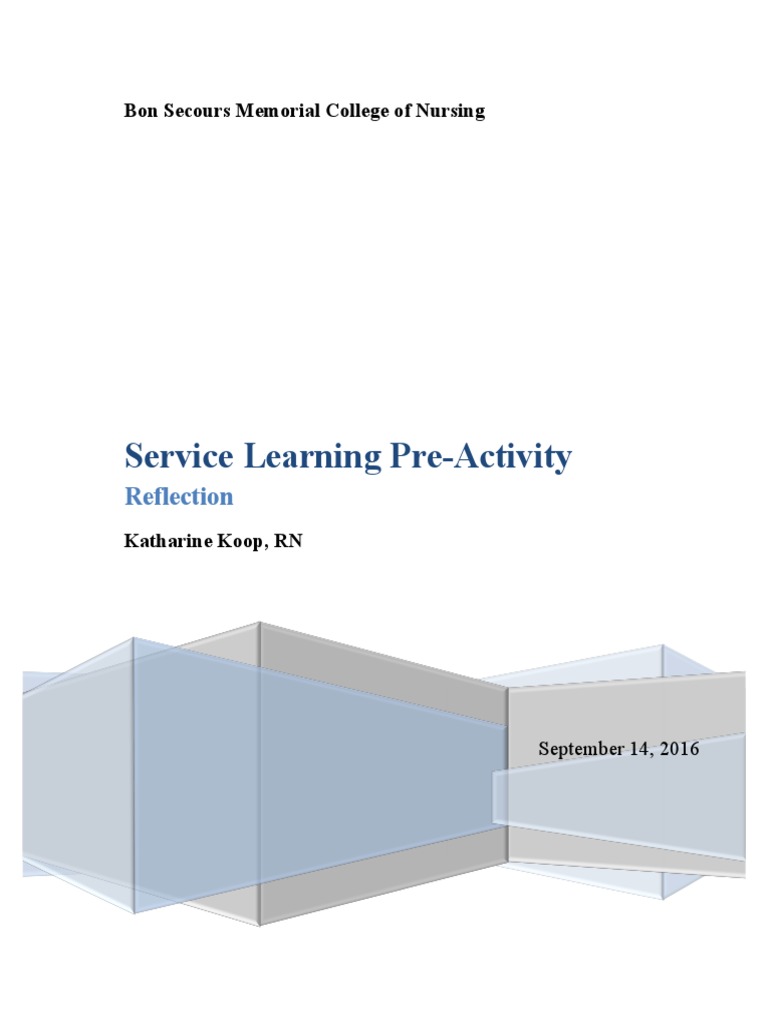Service Learning Pre-Activity Reflection | PDF | Homelessness | Service ...