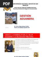 SSESION 07 La Obligación Tributaria Aduanera,