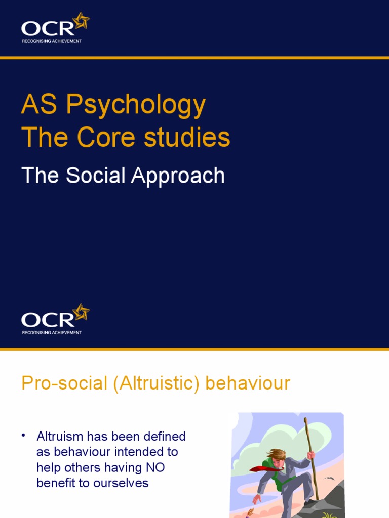 Altruism and Helping Behavior in Psychology | PDF | Experiment | Altruism