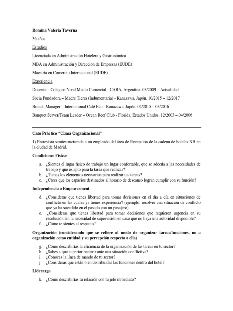Caso Practico PDF Hotel Salario