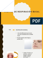 Respiración bucal y sus efectos