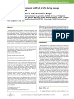 Spectral Analysis of A Standard Test Track Profile During Passage of An Agricultural Tractor