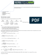 Material Balance in Oil Reservoirs