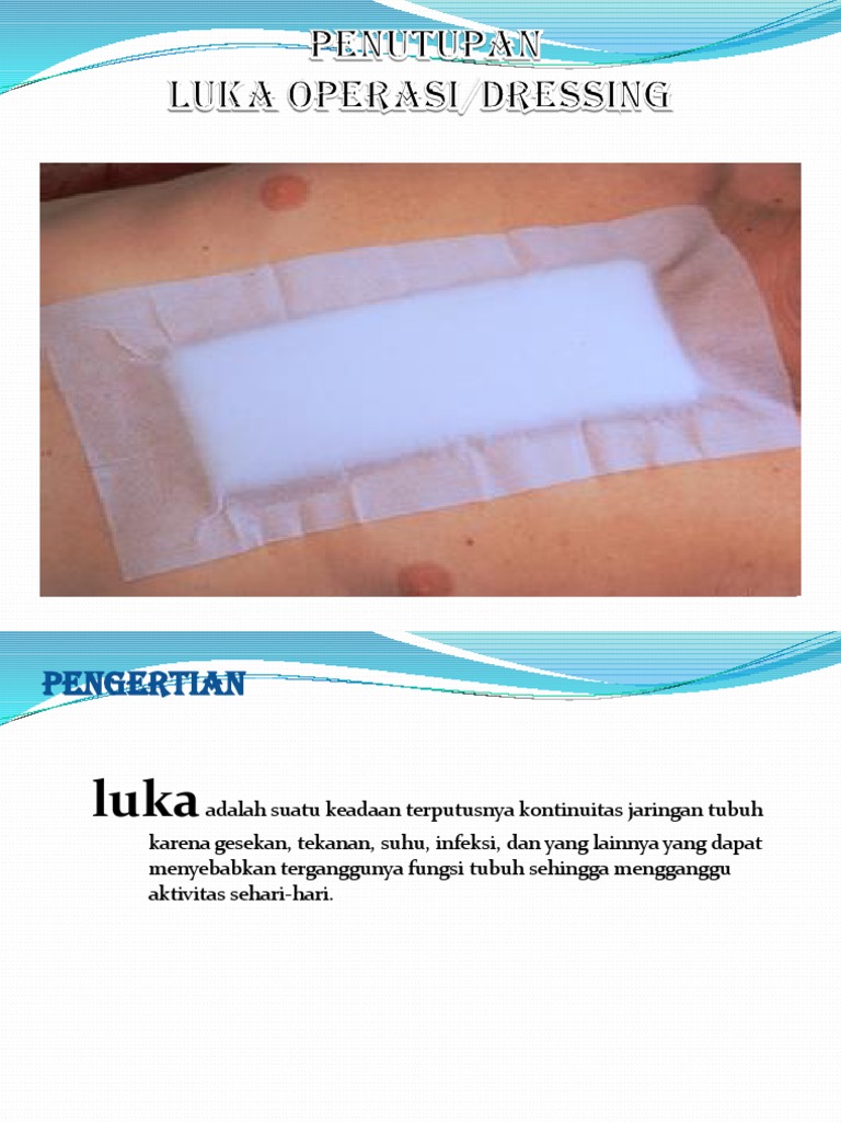 Teknik Penutupan Luka Operasi PDF