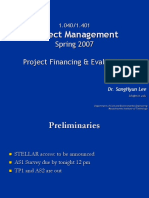 Lecture 2 Project Financing & Evaluation (1)