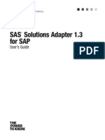 Solution Adapter 1.3 For SAP