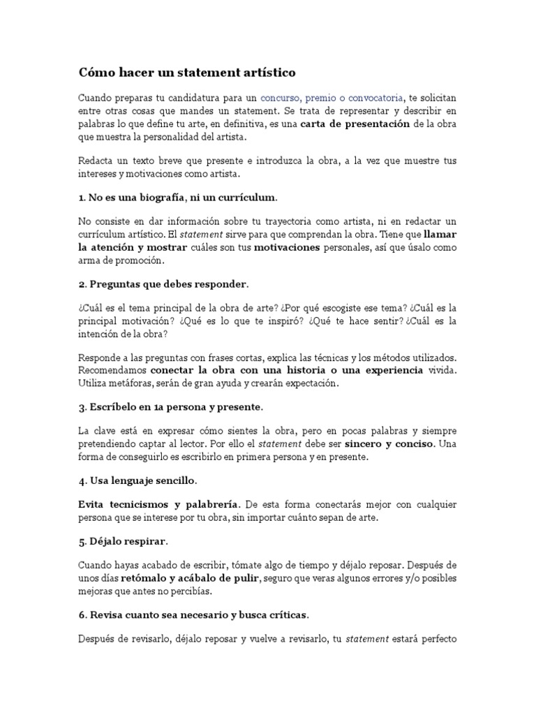 QUE ES UN STATEMENT visual data 4