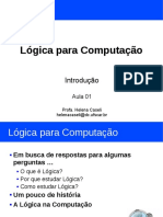 Introdução À Lógica para Computação