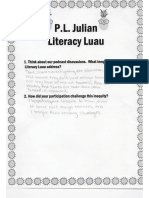 literacy luau