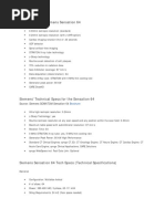 Siemens Somatom Sensation 64 Tech Specs