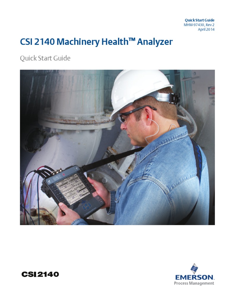 CSI 2140 Machinery Health Analyzer: Quick Start Guide | PDF | Battery ...