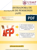 Administradora de Fondos de Pensiones (Afp)